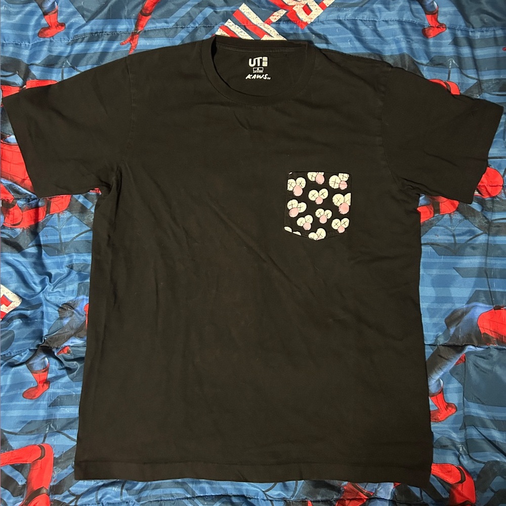 KAWS x UNIQLO BFF Pocket Graphic Tee Shirt